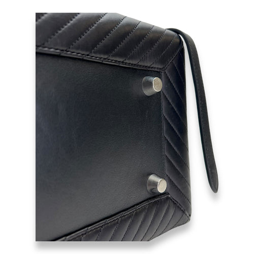 Belt Top Handle Top handle bag in Calfskin, Silver Hardware