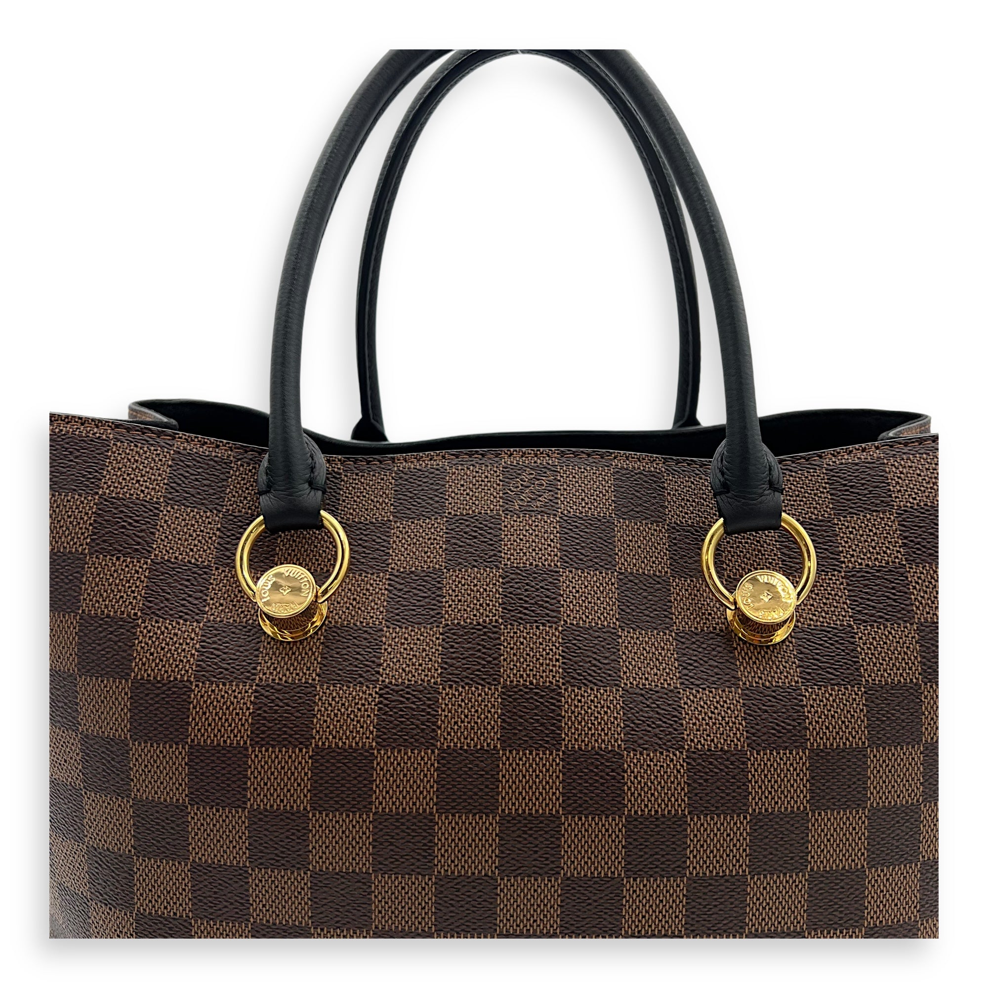 Louis Vuitton Others Top Handle Bag Brown in Coated Canvas, Gold hardware_8