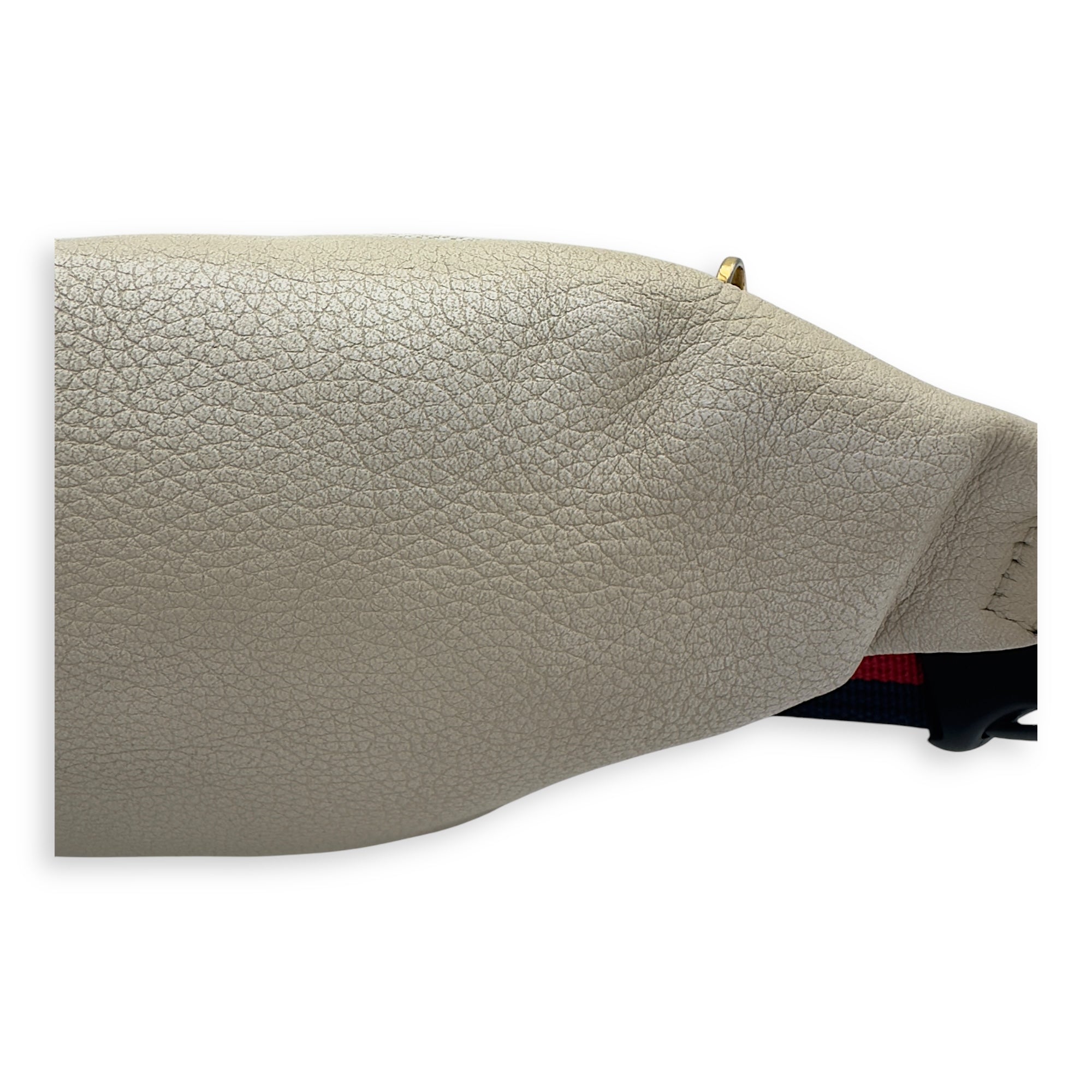 Gucci BumBag Belt Bag White in Calfskin, Gold hardware_9