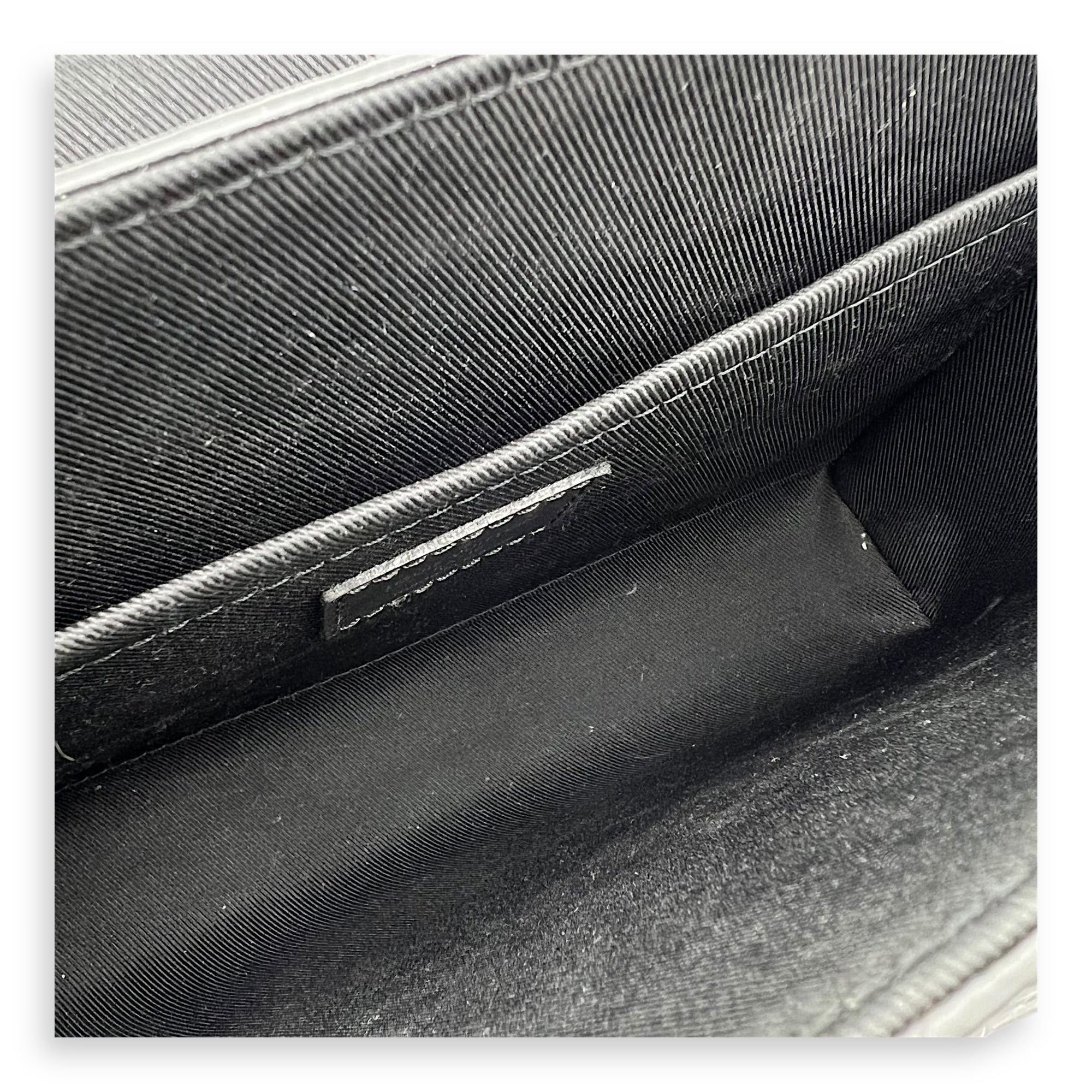 Trunk PM Black Crossbody Bag in Taurillon Monogram Leather