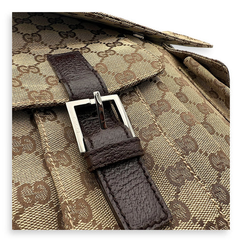 Gucci GG Canvas Brown Messenger in Jacquard, Silver hardware_7