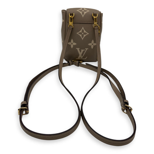 Louis Vuitton Tiny Backpack Brown in Monogram Empreinte Leather, Gold hardware_7