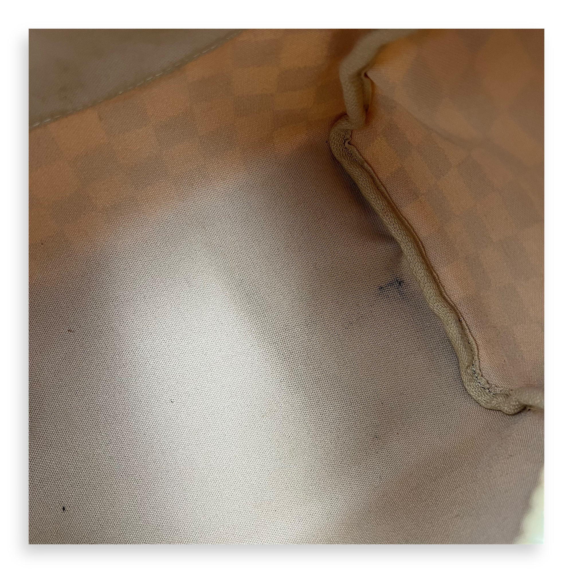 Louis Vuitton Speedy 25 Damier Azur Top Handle Bag in Coated Canvas, Gold hardware_5