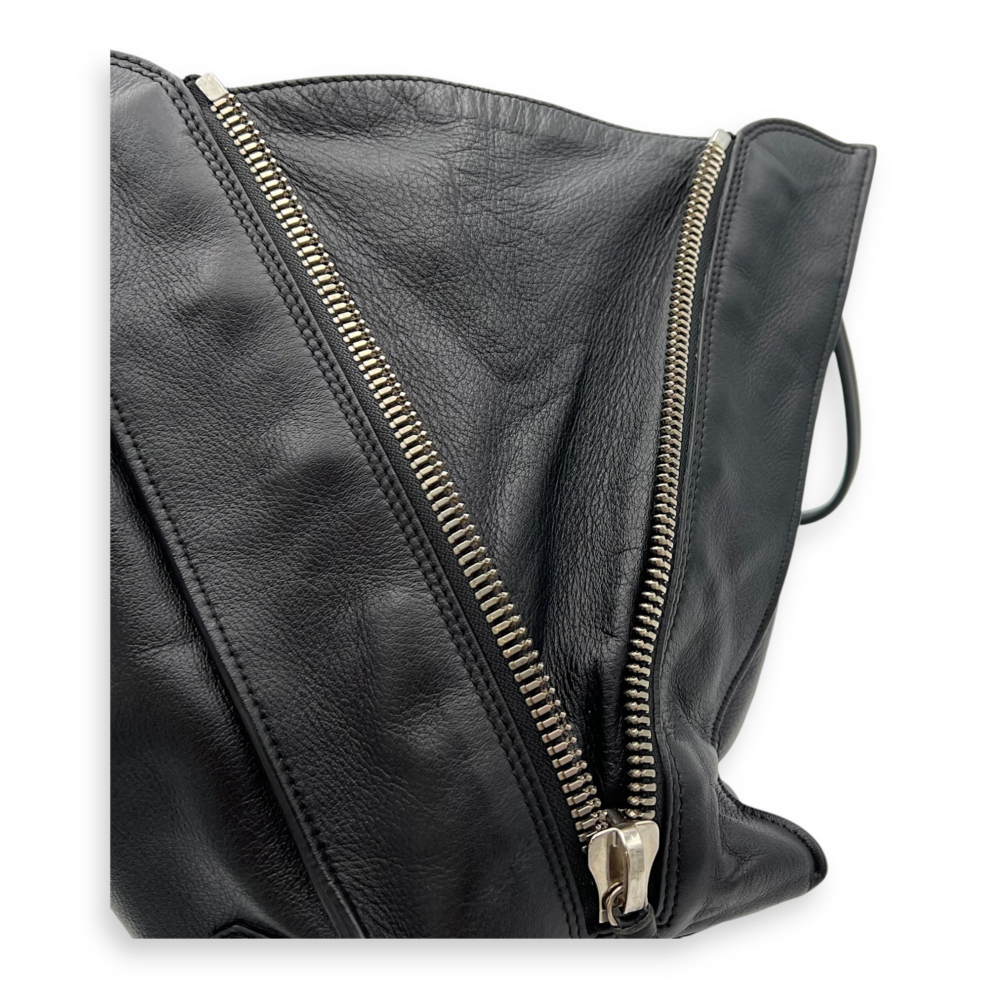 Balenciaga Papier Tote Bag Black in Calfskin, Silver hardware_7