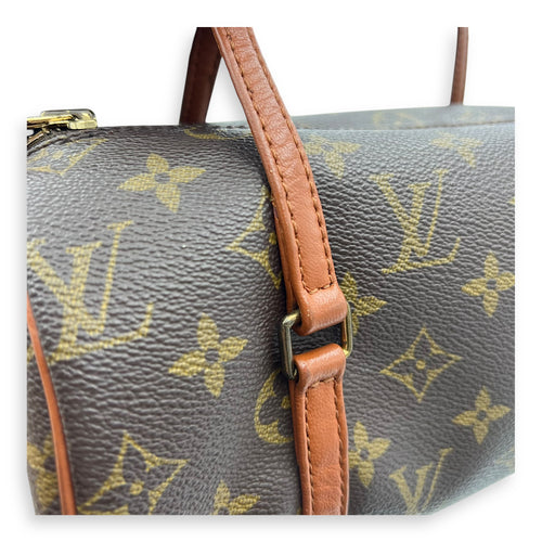 Louis Vuitton Papillon Top Handle Bag Brown in Monogram Coated Canvas, Gold hardware_2