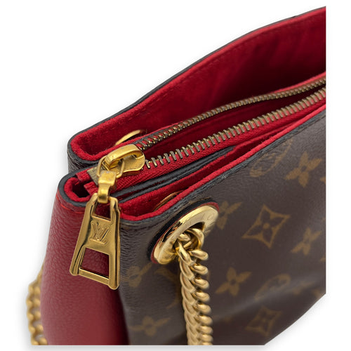 Louis Vuitton Surene BB Brown Shoulder Bag in Monogram Coated Canvas, Gold hardware_5