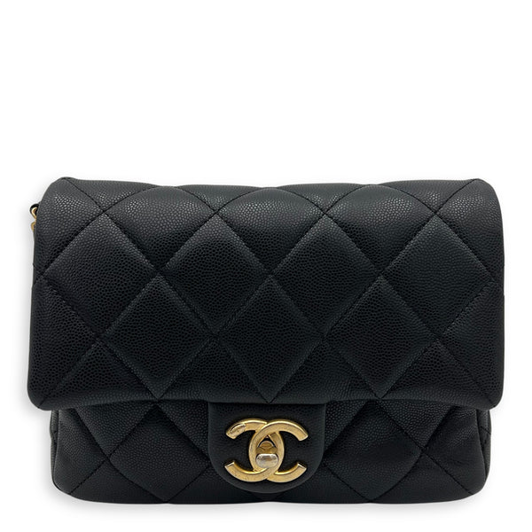 Chanel Coco Handle Small Blue Caviar - Luxe Du Jour