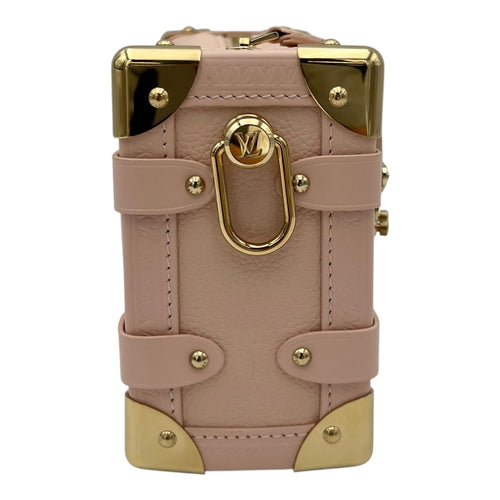 Louis Vuitton Side Trunk PM Pink Crossbody Bag in Calfskin, Silver hardware_3