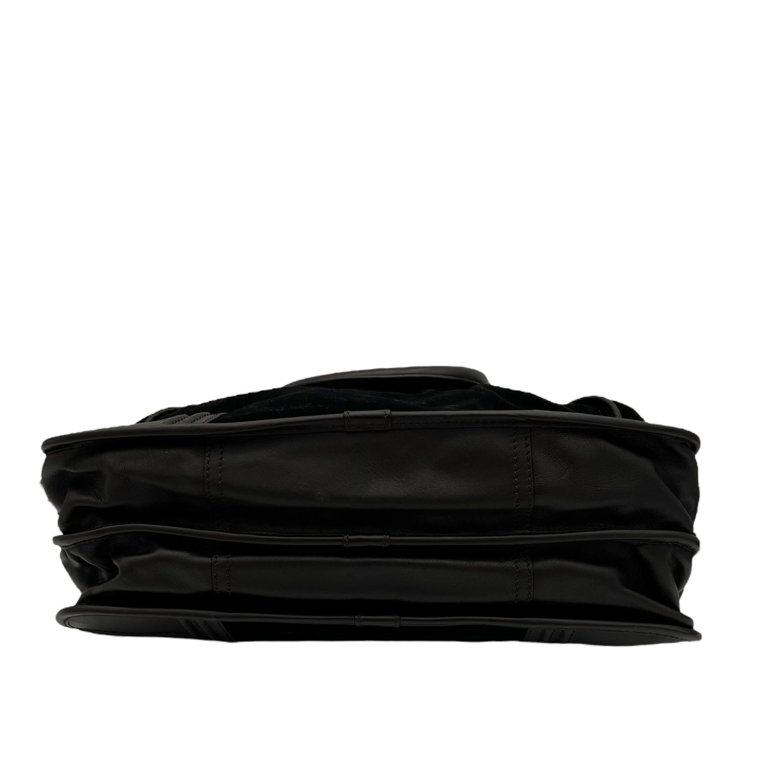 Loewe Amazona Top Handle Bag Black in Epsom, Silver hardware_5