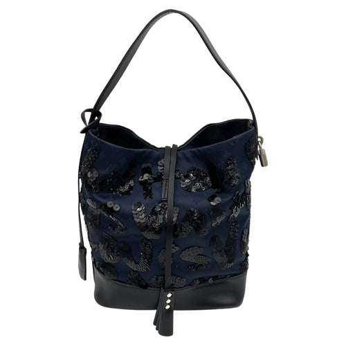 Louis Vuitton Spotlight Shoulder Bag Blue in Canvas, Silver hardware_1