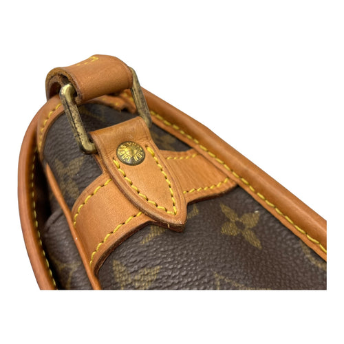 Louis Vuitton Sologne Shoulder Bag Brown in Monogram Coated Canvas, Gold hardware_7