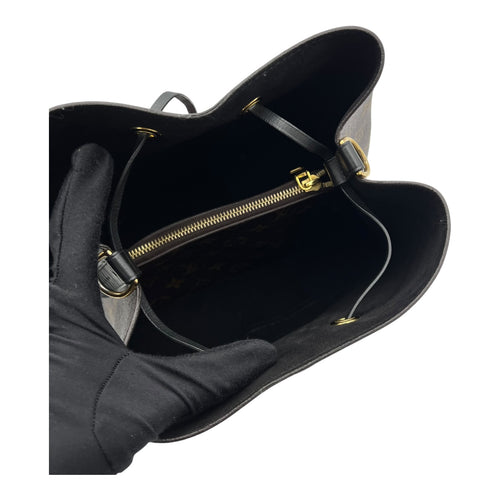 Louis Vuitton Noe Shoulder Bag Brown in Coated Canvas, Gold hardware_7