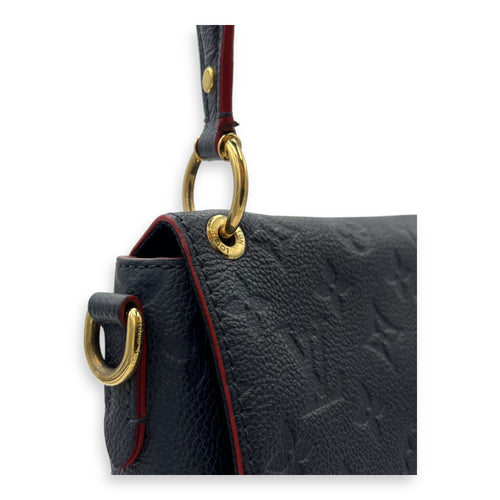 Louis Vuitton Blanche Shoulder Bag Blue in Empreinte Leather, Gold hardware_7