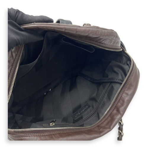 Chanel 2 way bag Top Handle Bag Black in Calfskin, Gold hardware_7