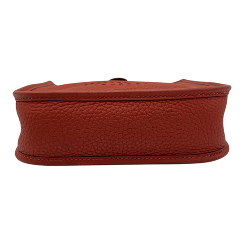Hermès Evelyne Red in Taurillon Leather, Palladium hardware_5