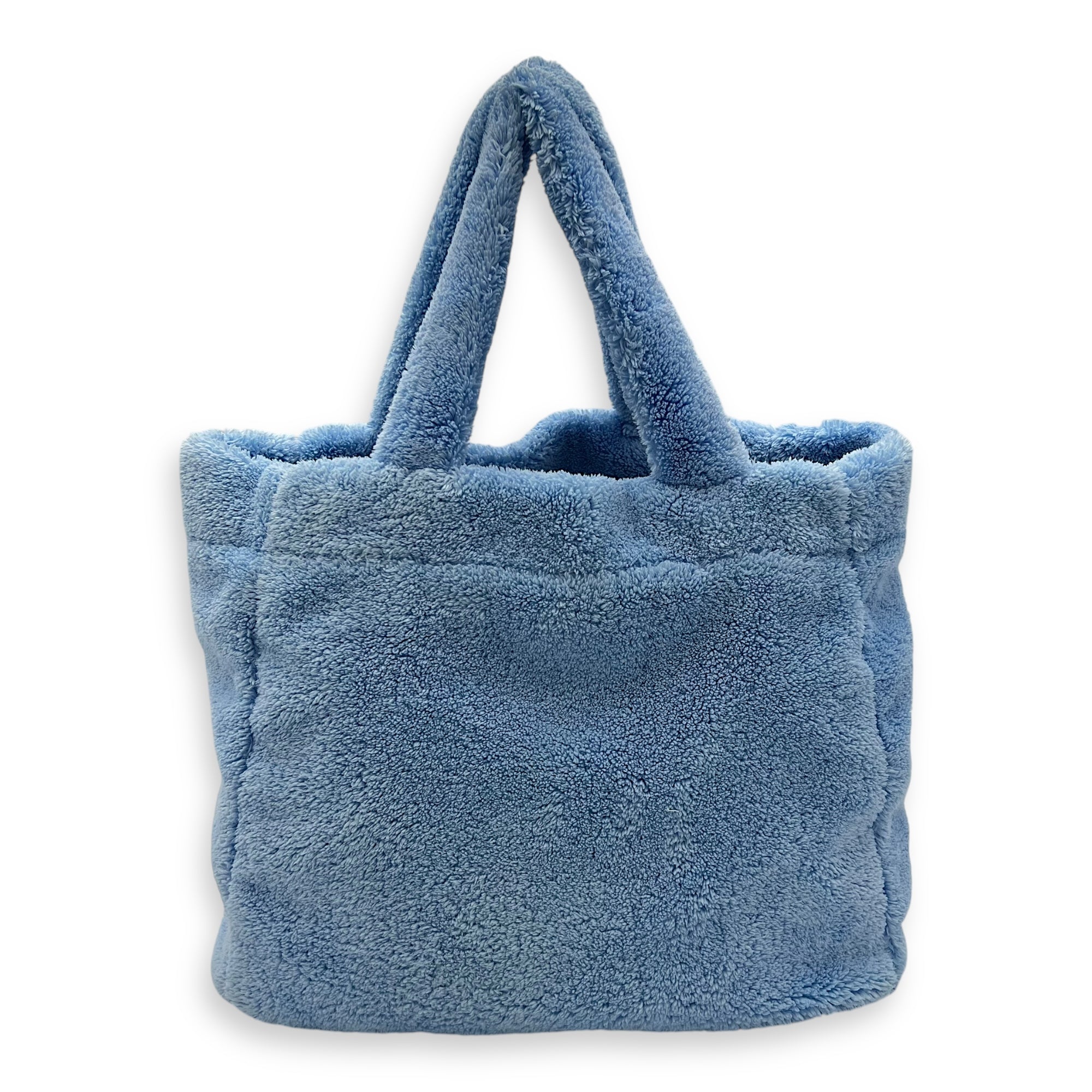 Prada Spugna Blue Tote Bag in Terry Cloth_2