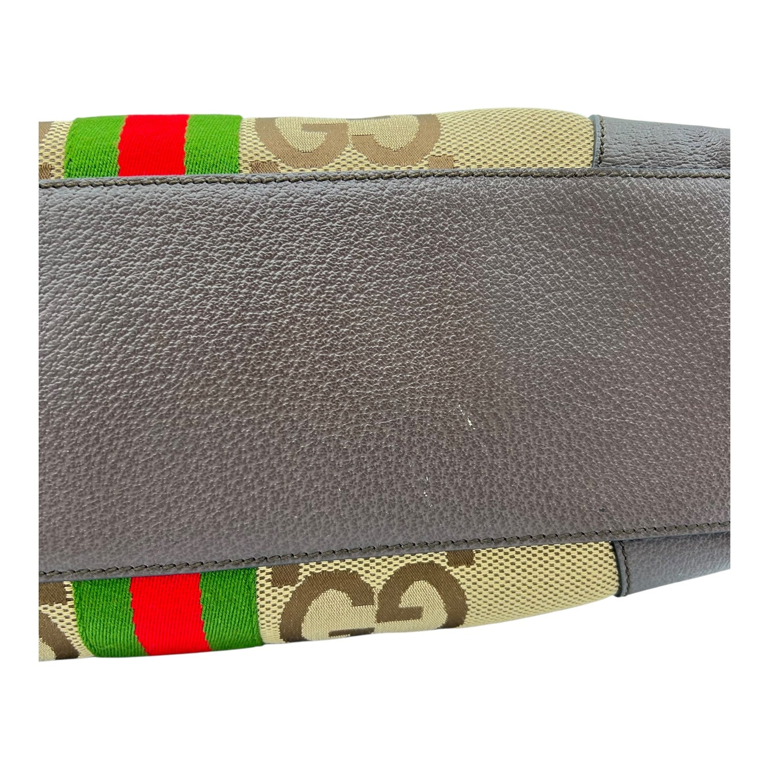 Gucci Ophidia Tote Bag Brown in Canvas, Gold hardware_7