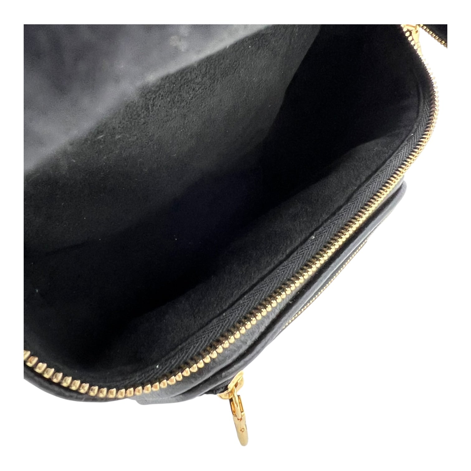 Louis Vuitton BumBag Belt Bag Black in Empreinte Leather, Gold hardware_7
