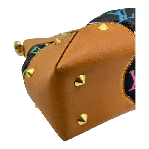 Louis Vuitton Judy MM Multicolor x Murakami Shoulder Bag in Monogram Coated Canvas, Gold hardware_7