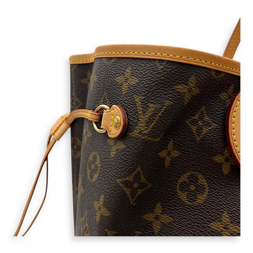 Louis Vuitton Neverfull Tote Bag GM Brown in Coated Canvas, Gold hardware_7