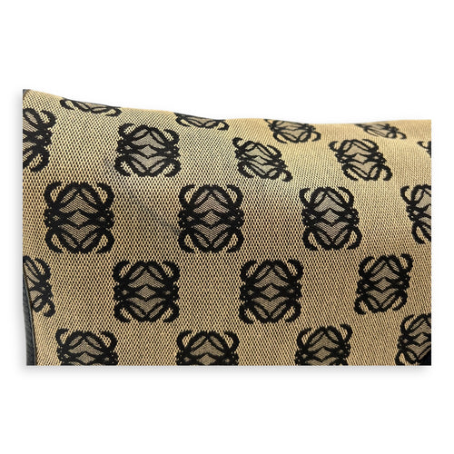 Loewe Anagram Crossbody Bag Brown in Jacquard, Silver hardware_7