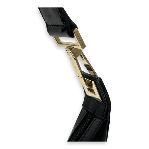 Gucci Vintage Shoulder Bag Black in Calfskin, Gold hardware_7
