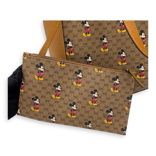Gucci x Disney GG Supreme Tote Bag Brown in Coated Canvas, Gold hardware_7