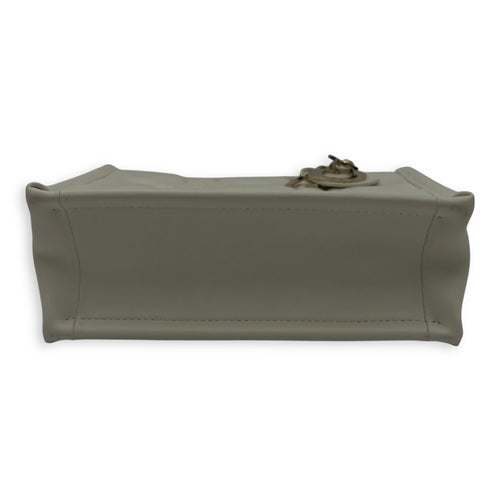 Christian Dior Book Tote Mini Latte Macrocannage Tote Bag in Calfskin, Gold hardware_5