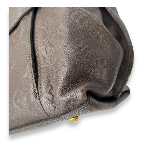 Louis Vuitton Metis Shoulder Bag Hobo Brown in Empreinte Leather, Gold hardware_7