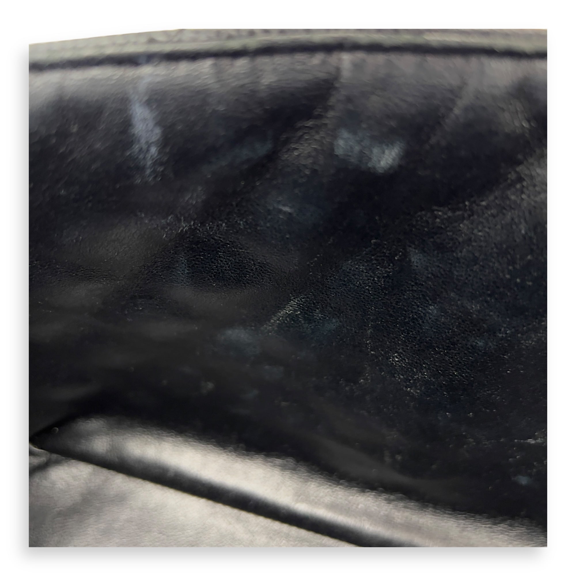 Chanel Classic Shoulder Bag Jumbo Black in Caviar Leather, Silver hardware_9