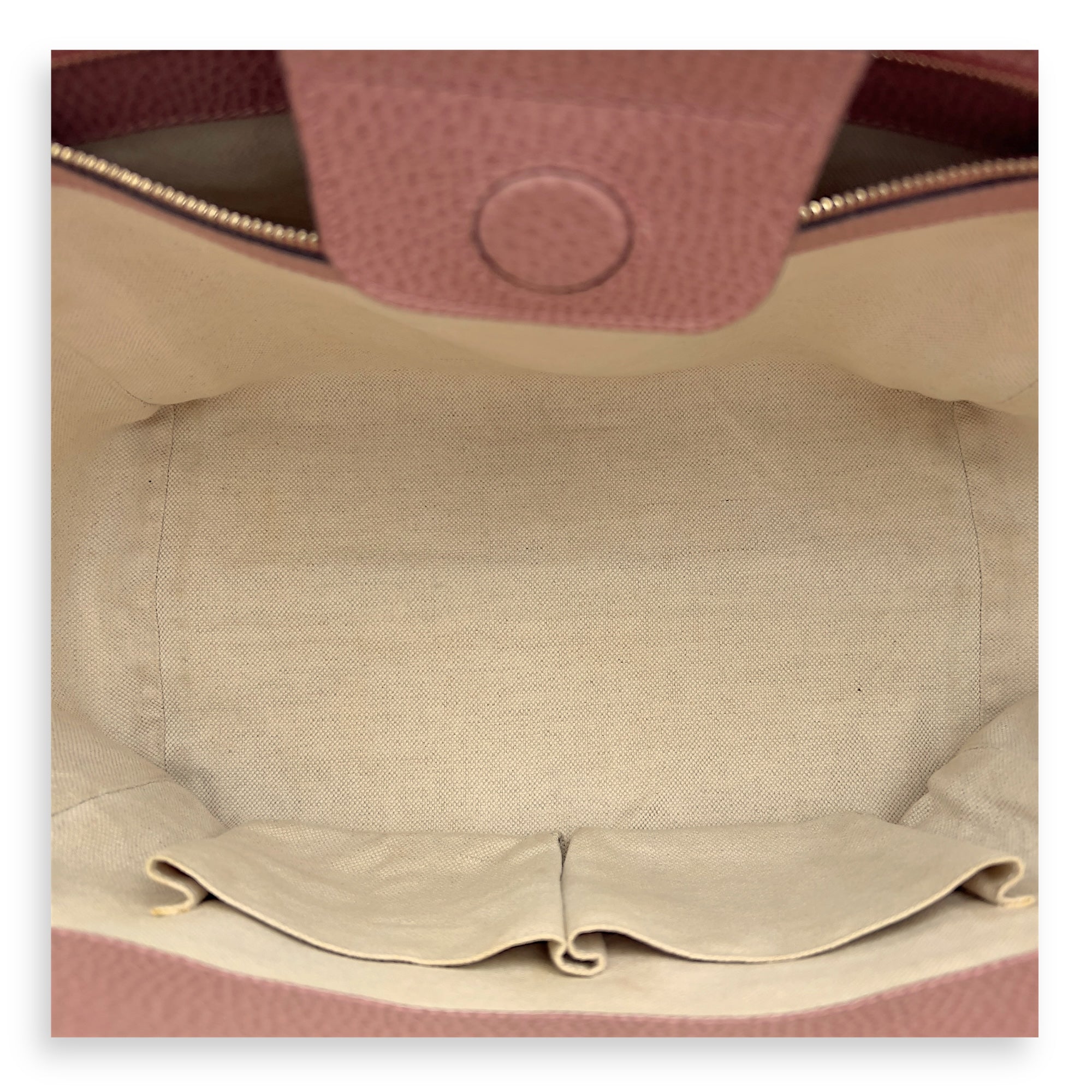 Gucci Swing Pink Shoulder Bag in Calfskin, Gold hardware_6