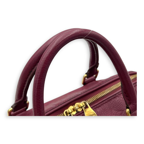 Louis Vuitton Speedy Bandouliere Top Handle Bag 25 Red in Empreinte Leather, Gold hardware_7