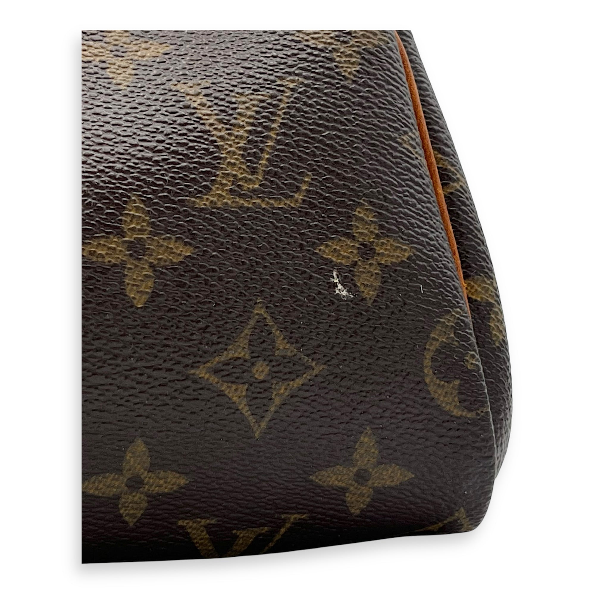 Louis Vuitton Eva Crossbody Bag Brown in Monogram Coated Canvas, Gold hardware_7