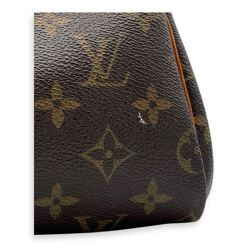 Louis Vuitton Eva Crossbody Bag Brown in Monogram Coated Canvas, Gold hardware_7