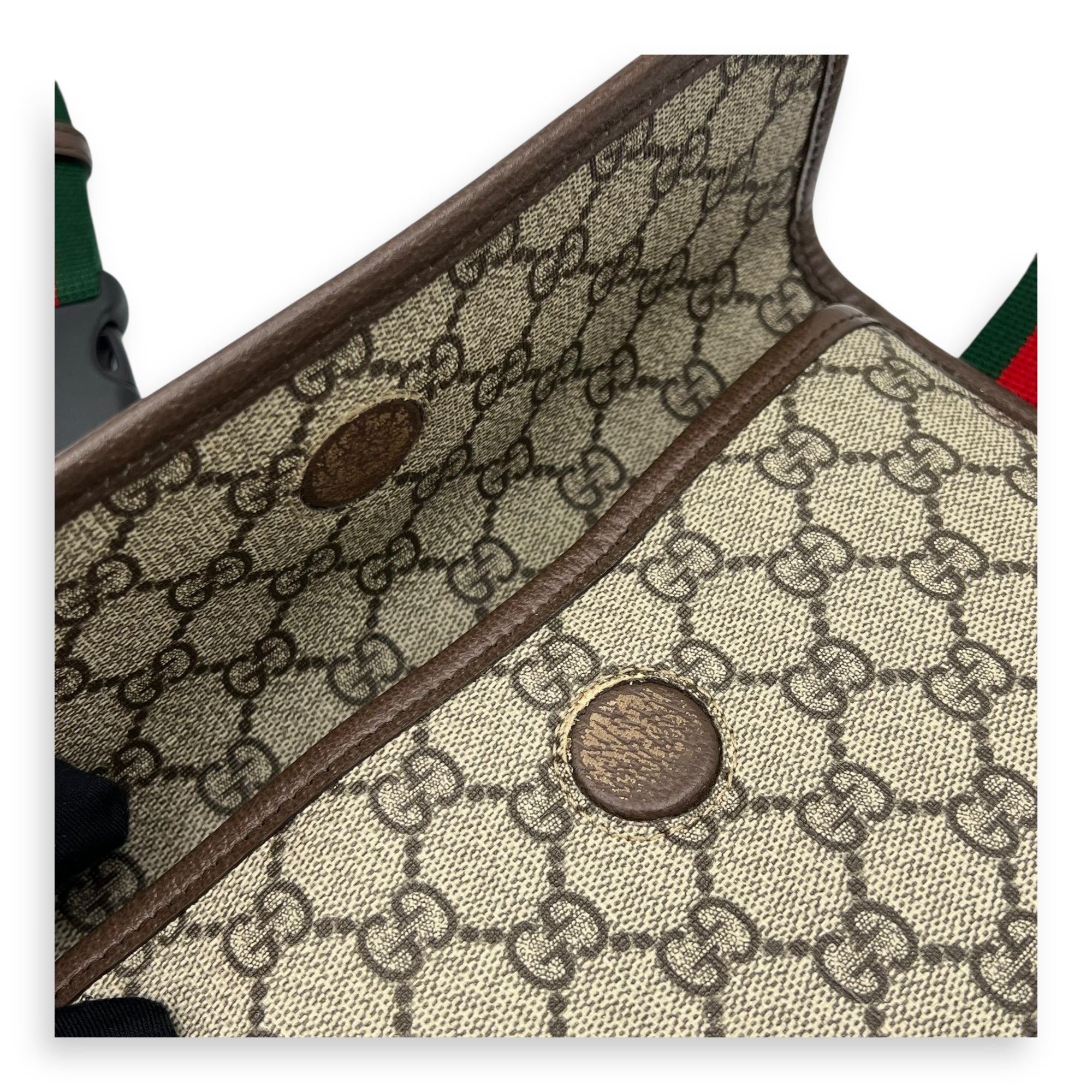 Gucci GG Supreme Belt Bag Brown in Coated Canvas, Gold hardware_7