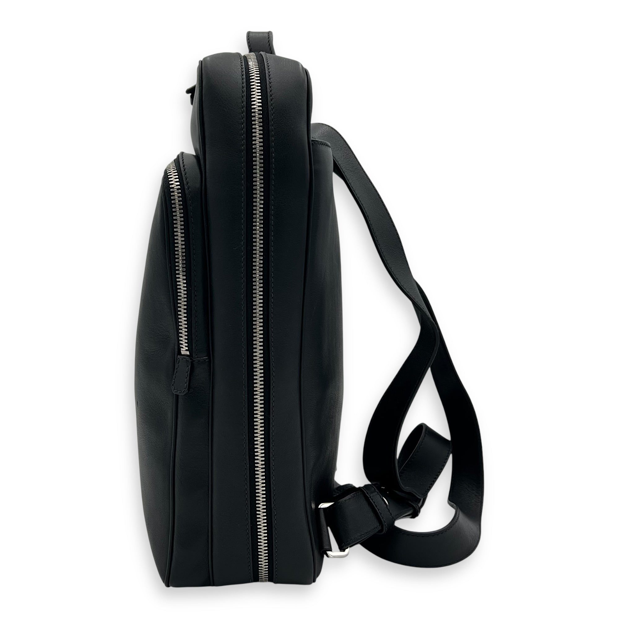 Prada Others Backpack Black in Calfskin, Silver hardware_4