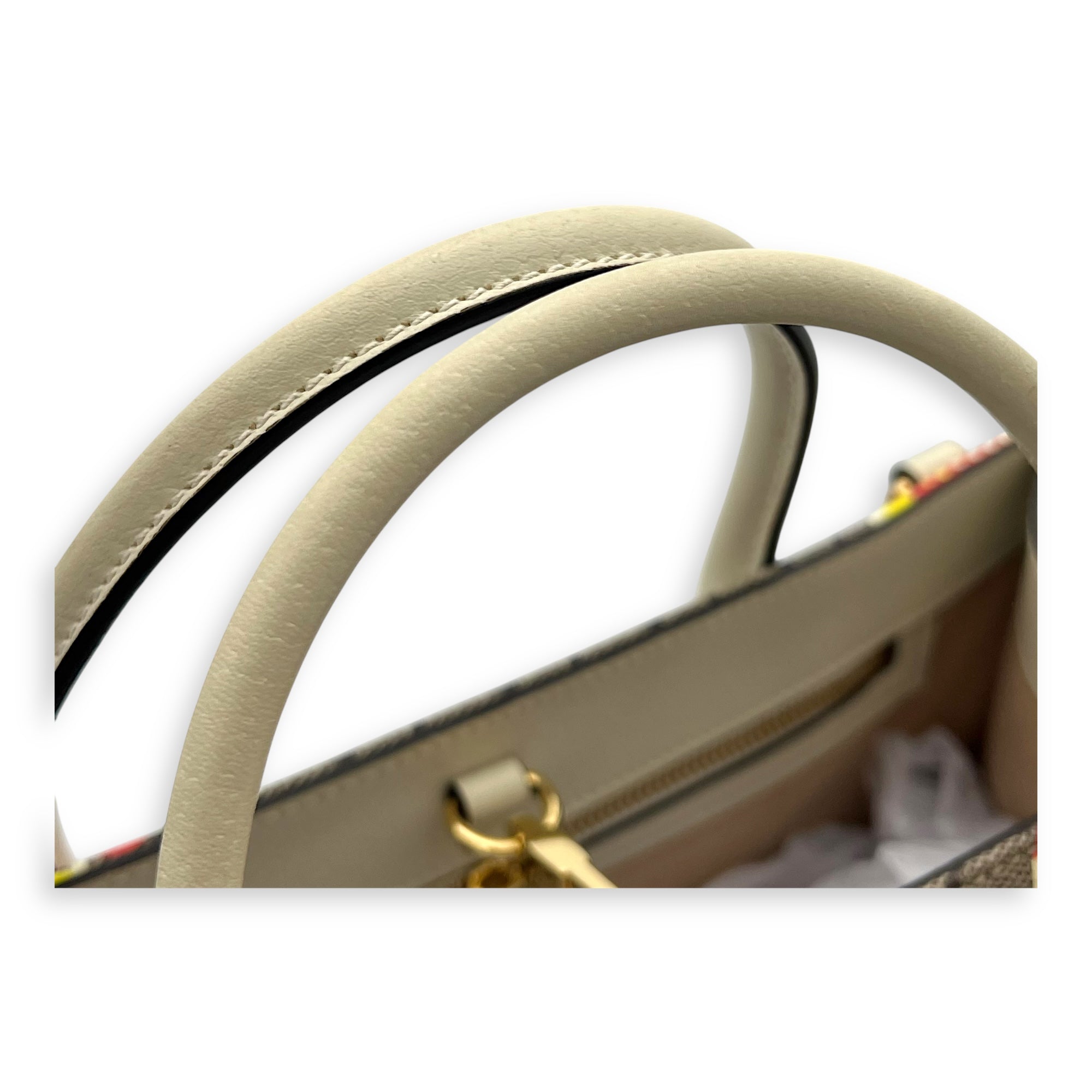 Gucci GG Supreme Tote Bag Brown in Coated Canvas, Gold hardware_7