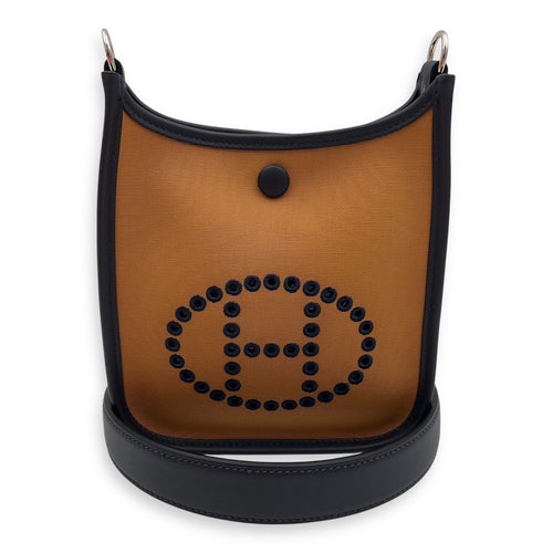 Hermès Evelyne Neo Red Crossbody Bag in Clemence, Palladium hardware_5