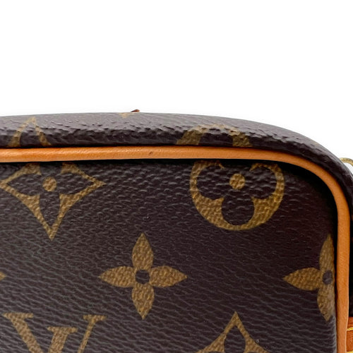 Louis Vuitton Noe Bucket Bag Brown in Monogram Coated Canvas, Gold hardware_7