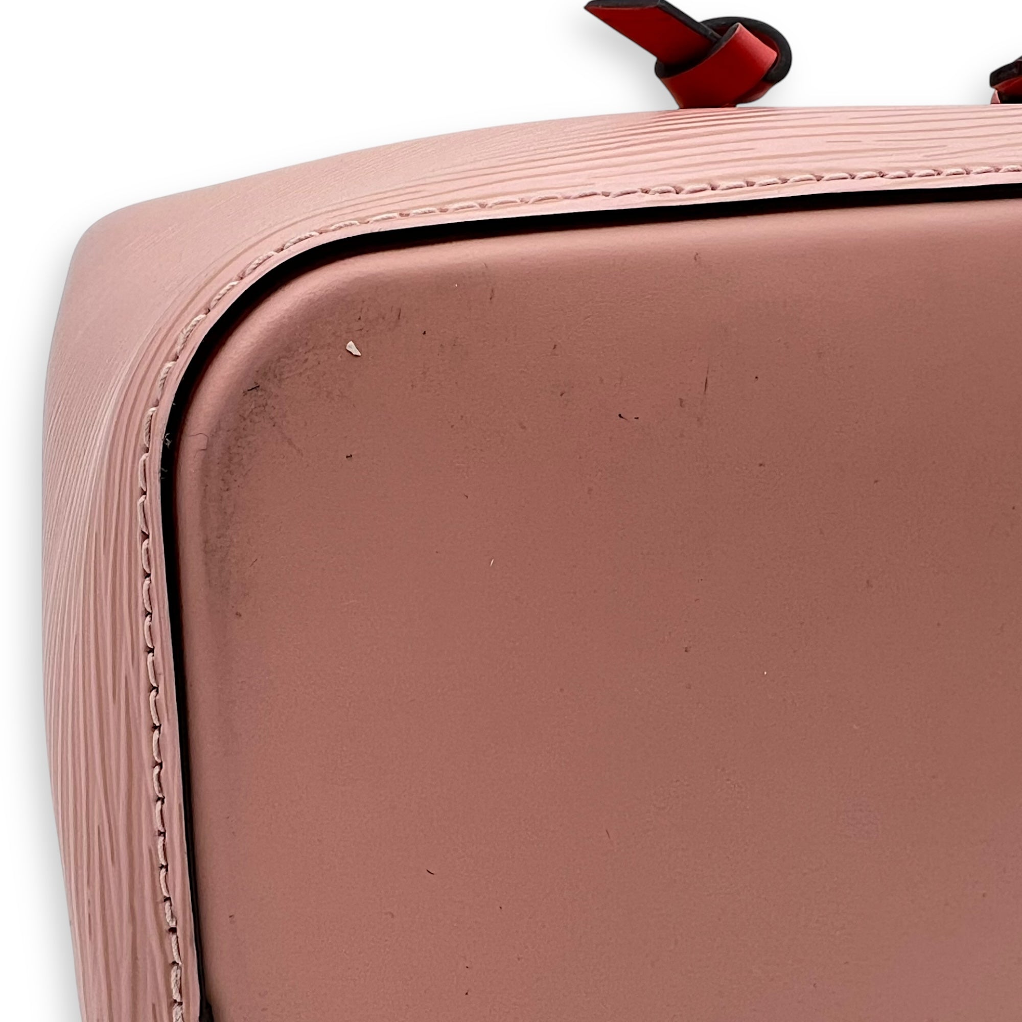 Louis Vuitton NeoNoe Bucket Bag Pink in Epi Leather, Silver hardware_7