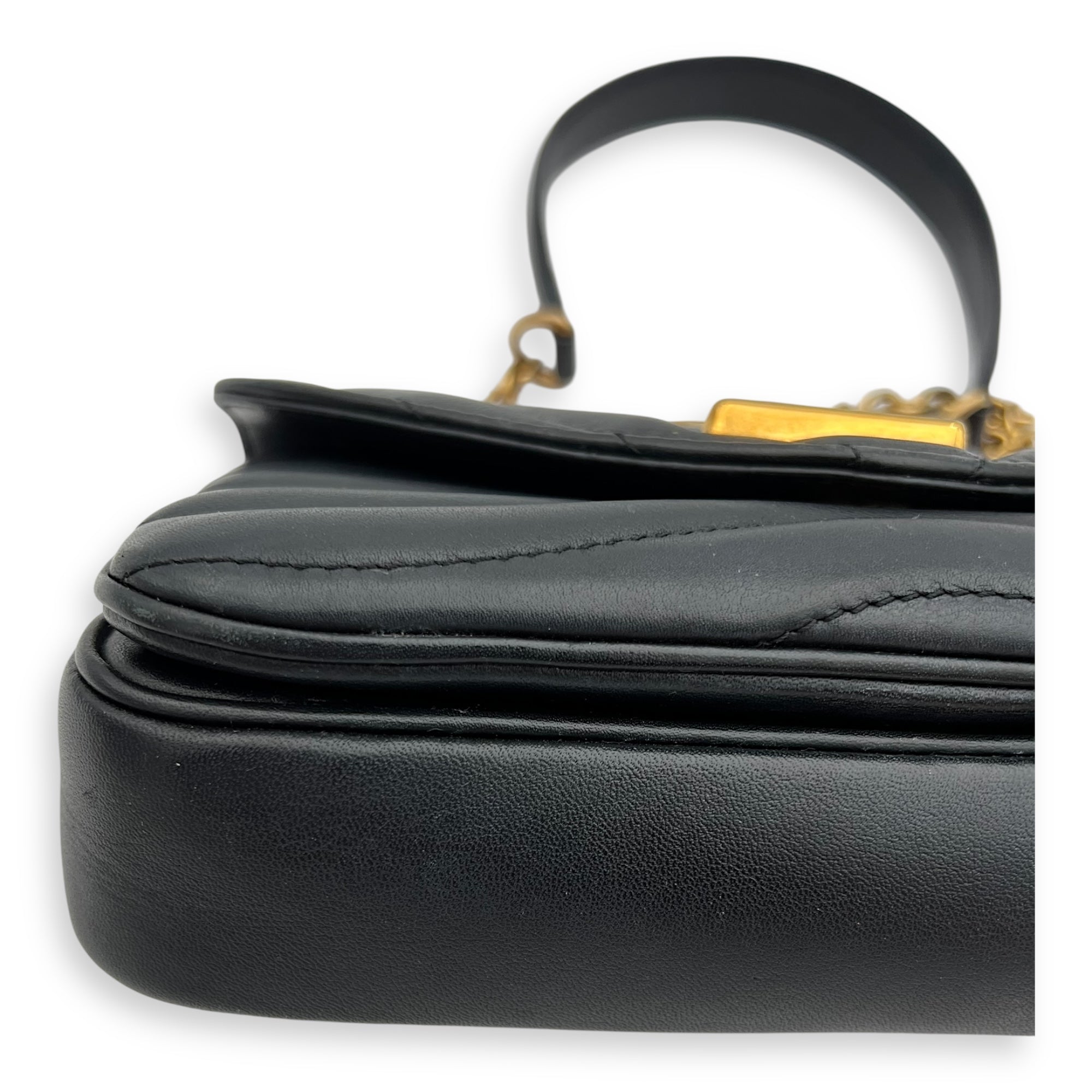 Louis Vuitton New Wave Crossbody Bag PM Black in Calfskin, Gold hardware_3