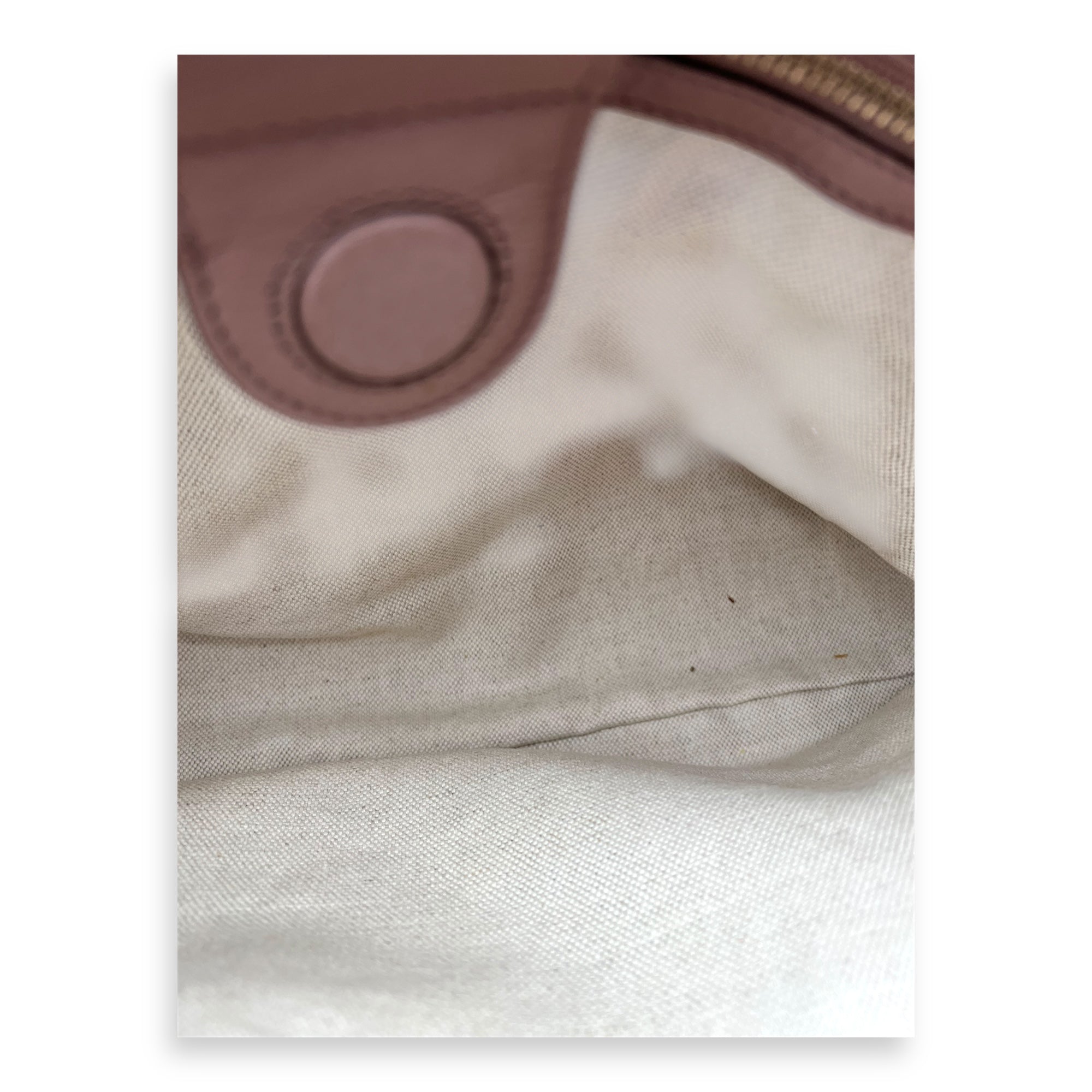 Gucci Bamboo Top Handle Bag Beige in Calfskin, Light Gold hardware_4
