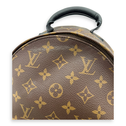 Louis Vuitton Palm Springs PM Brown Backpack in Monogram Coated Canvas, Gold hardware_7