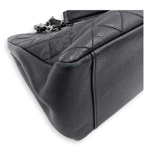 Chanel GST Tote Bag Black in Caviar Leather, Silver hardware_7