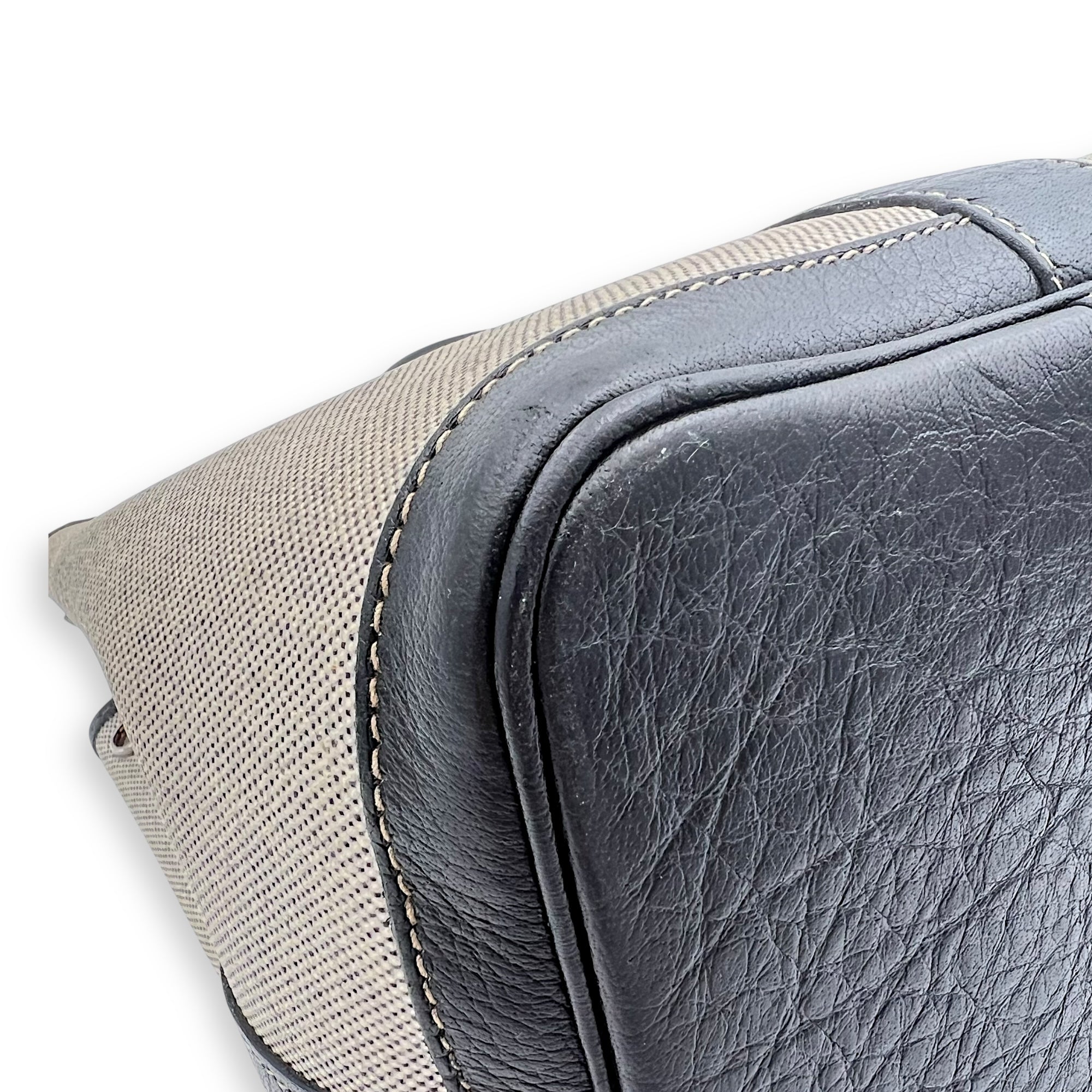 Hermès Garden Party 36 Beige Top Handle Bag in Buffle & Toile, Palladium hardware_7