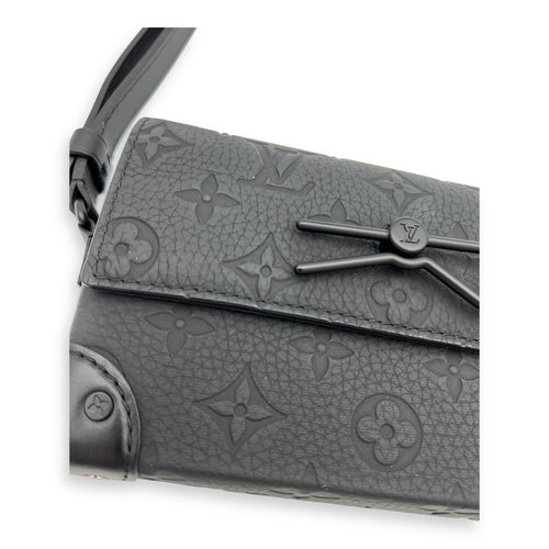 Louis Vuitton Steamer Black Shoulder Bag in Empreinte Leather, Black hardware_7