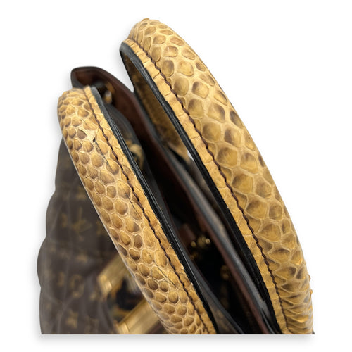 Louis Vuitton Etoile Exotique Top Handle Bag GM Brown in Monogram Coated Canvas, Gold hardware_5