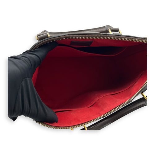 Louis Vuitton Siena PM Brown Top Handle Bag in Coated Canvas, Gold hardware_7