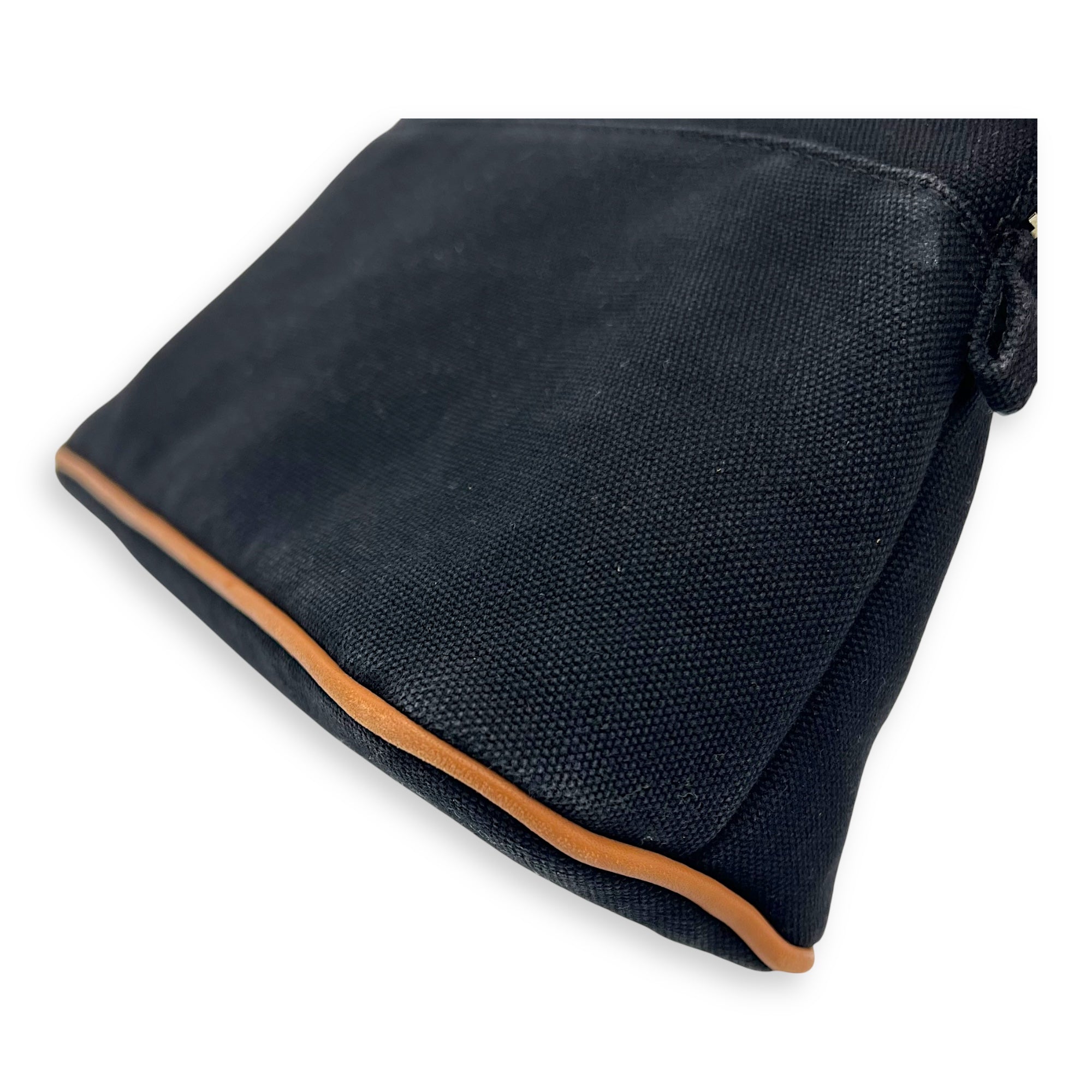 Hermès Bolide Black in Canvas, Palladium hardware_5