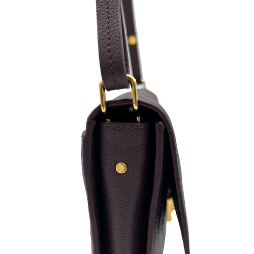 Fascinante Purple Crossbody Bag in Calfskin, Gold hardware